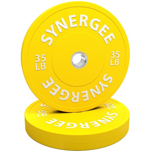 Synergee 1 inch Cast Iron Weight Plates, 10lb - Pair