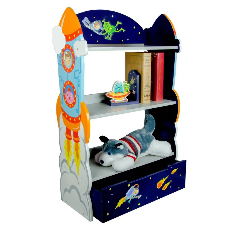 Outer Space Kids&#39; Bookshelf - Fantasy Fields by Teamson Kids, 6 of 10