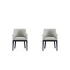 Set of 2 Gansevoort Modern Faux Leather Dining Armchairs - Manhattan Comfort - 2 of 4