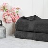 Luxury Cotton Heavyweight Ultra-Plush Bath Sheet Set of 2 by Blue Nile Mills - 2 of 4