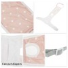 Unique Bargains Pet Diapers for Female Dog Period Underwear Washable with Adjustable Suspender - 2 of 4