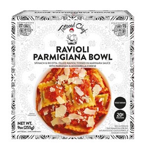 Tattooed Chef Frozen Ravioli Parmigiana Bowl - 9 oz : Target