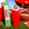 CharCharms 6pk 40oz Tailgate Water Bottle Straws - 2 of 3