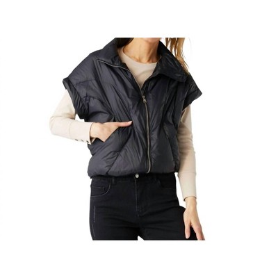 Women's Brooke Cropped Puffer Vest - COCO + CARMEN