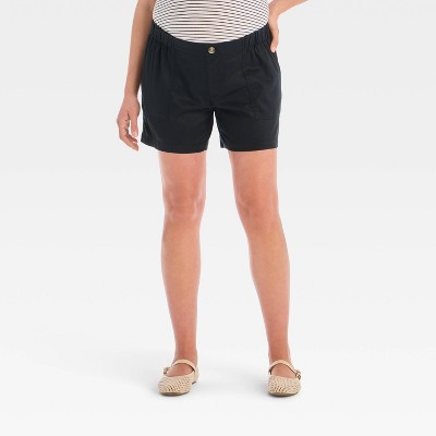 Under Belly Low-Rise Maternity Twill Shorts - Isabel Maternity by Ingrid & Isabel™