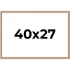 PosterPalooza | Deco Brown Picture Frame - UV Acrylic, Backing Board, Hanging Hardware Included - 2 of 4