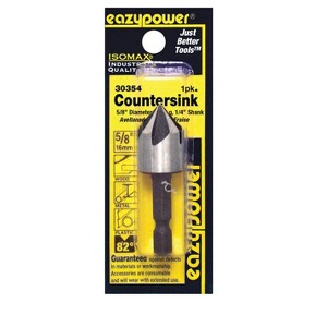 Eazypower Isomax 5/8 in. Tool Steel Countersink Bit 1 pc - 1 of 4