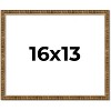 PosterPalooza | Textured Gold Picture Frame - UV Acrylic, Backing Board, Hanging Hardware Included - 3 of 4