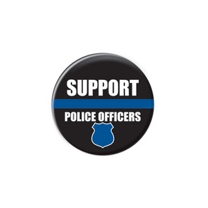 Beistle Support Police Officers Button, 2", (6/Pkg) Multicolored - 1 of 4