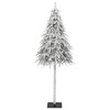 vidaXL Artificial Christmas Tree with Flocked Snow 59.1" - 2 of 4
