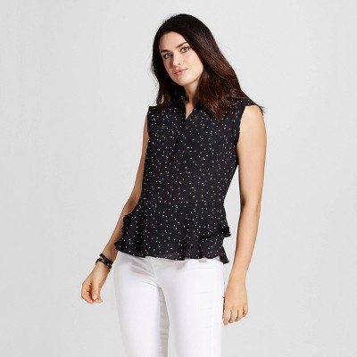 black peplum top target