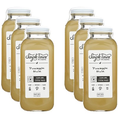 Simple Times Mixers Pinaaplle Mule - Case of 6 - 32 fl oz.