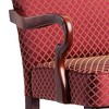 NicBex Jacquard Diamond Fabric Accent Chair,Upholstered Living Room Chairs with High Backrest,Gooseneck Armchair,Accent Chairs for Living Room - 4 of 4