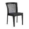 Dexmalle Set of 2 Dining Chairs with UV-Resistant PE Rattan and Steel Frame,Garden/Balcony - 4 of 4