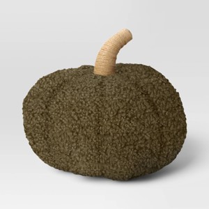 Teddy Boucle Shaped Pumpkin - Threshold™ - 1 of 3