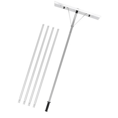 SUGIFT 20ft Snow Rake for House Roof with Aluminum Blade Lightweight Roof Rakes for Snow Removal