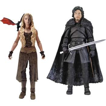 Funko Game of Thrones Funko 6" Legacy Action Figure Bundle: Daenerys & Jon Snow