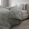 All Season Lightweight Comforter 1PC Solid Color Comforters Ultra Soft Microfiber Down Alternative Diamond Stitch Comforter - Lux Decor Collection - 2 of 4