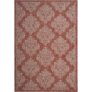 Courtyard CY8668 Power Loomed Stain Resistant Non-Shedding Indoor/Outdoor Rugs - Safavieh - 1 of 4