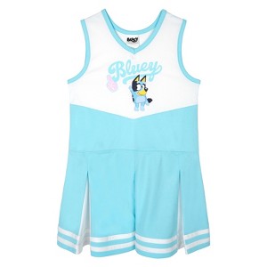 blue cheerleader dress #9—Royal Blue/White Cheer Outfit main image 0