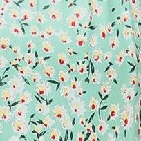 green background with small yellow flowers