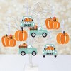 Big Dot of Happiness Happy Fall Truck - Harvest Pumpkin Decorations - Tree Ornaments - Set of 12 - 2 of 4