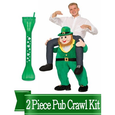 Birthday Express St Patricks Day Leprecahun Rider with Green Pub