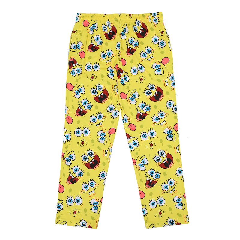 SpongeBob SquarePants Yellow Adult Womens Sleep Pants, 3 of 4