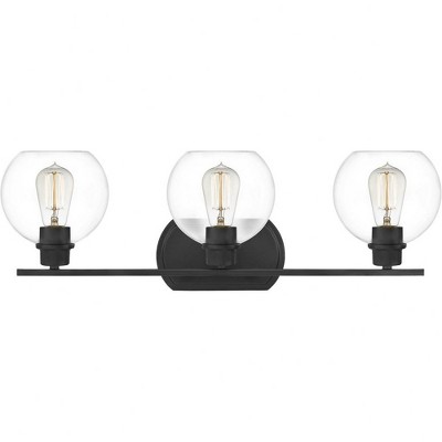 Quoizel Lighting Pruitt 3 - Light Vanity in  Matte Black