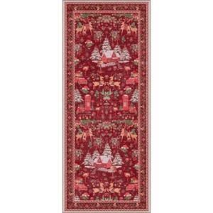 Abynow Geometric Modern Loomed Machine Washable Area Rug - 1 of 4