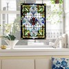 Fine Art Lighting- Rectangle Tiffany Stained Glass Window Panel, 100% Genuine Stained Glass, 480 Glass cuts, Large Size: 20 by 29-Inch - 4 of 4