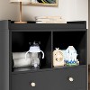 Baby Dresser with Changing Table Top, Nursery & Changing Station with Changing Pad, Sturdy Wooden Baby Changing Table Dresser for Bedroom - 4 of 4