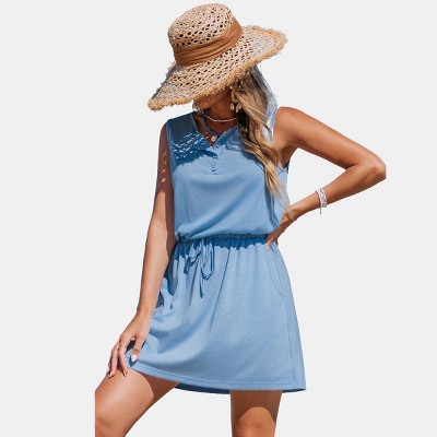 Women's Breezy Beach Tie-Dye Cover Up Dress - Cupshe