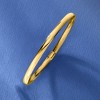 Ross-Simons Italian 14kt Yellow Gold Bangle Bracelet - 4 of 4