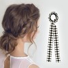 Unique Bargains Elegant Square Sequin Bow Ribbon Hair Elastic Band 1 Pc - 2 of 4