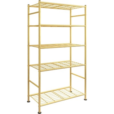 5 Tier Shelf Organizer, Heavy Duty Garage Shelving Unit with Leveling Feet Stable Metal Shelves