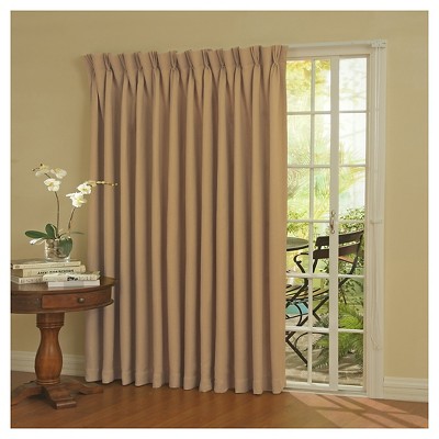 84"x100" Thermaweave Blackout Patio Door Curtain Panel Bronze - Eclipse