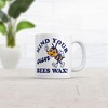 Crazy Dog T-Shirts Mind Your Own Bees Wax Mug Funny Sarcastic Bumble Bee Graphic Cup-11oz - 2 of 4