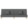 vidaXL Sofa Bed Dark grey Fabric (100% polyester), plywood, foam Standard - 3 of 4