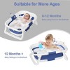 Napei Collapsible Baby Bathtub for Infants and Toddlers, with Bath Net and Thermometer - 3 of 4