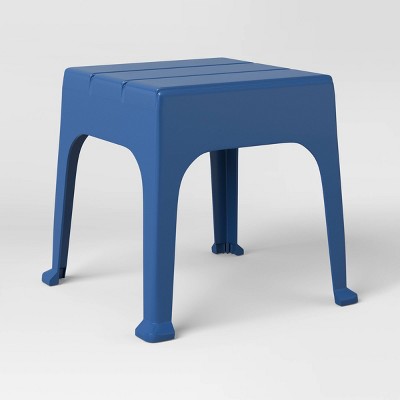 Resin Patio Accent Table Blue - Room Essentials™