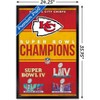 Trends International NFL Kansas City Chiefs - Champions 24 Framed Wall Poster Prints - 3 of 4