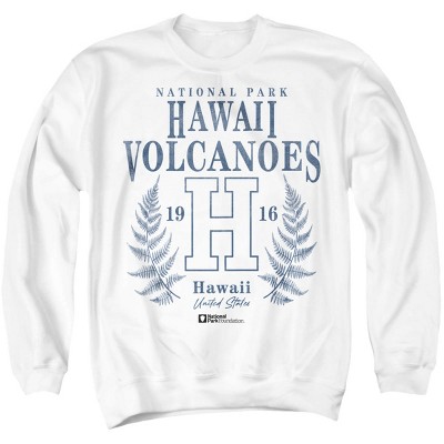 Men's Hawaii Volcanoes National Park Fern Wreath Crewneck Sweatshirt
