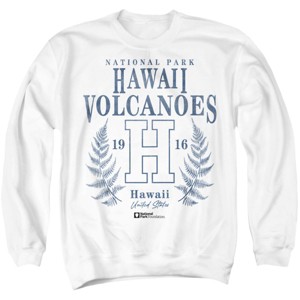 Men's Hawaii Volcanoes National Park Fern Wreath Crewneck Sweatshirt - 1 of 4