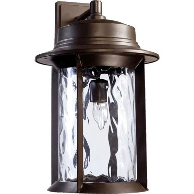 Quorum Lighting Charter Oiled Bronze Outdoor Wall Light
