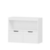 Yinvani Kids Bookshelf, 4-Tier Bookcase, Toy Storage Cabinet Organizer, White - 2 of 4