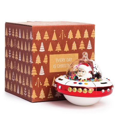 Every Day is Christmas Glass Blown Decoration Cute Hand Made Figurines Christmas Tree Ornament