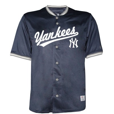MLB New York Yankees Men's Button Down Jersey - S