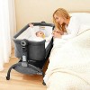 Bedside Bassinet Baby Bassinet,3 in 1 Bedside Sleeper with Baby Co-Sleeper Travel Crib - 3 of 4
