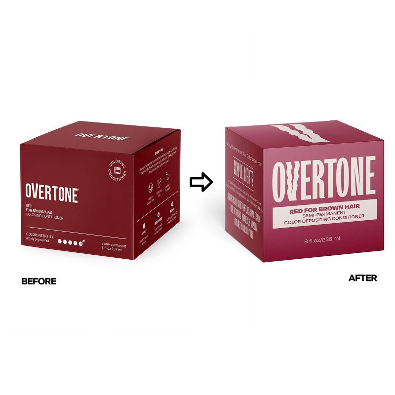 oVertone Haircare Semi-Permanent Hair Color Conditioner - 8 fl oz, 4 of 10